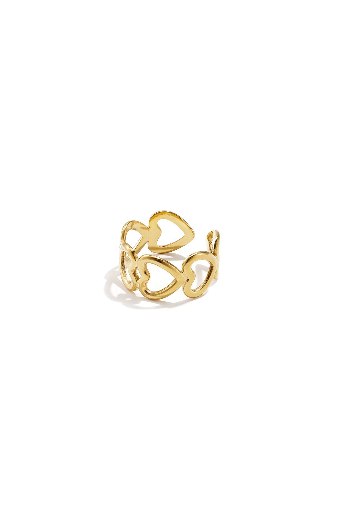 Elegant Adjustable Minimalist Heart Ring