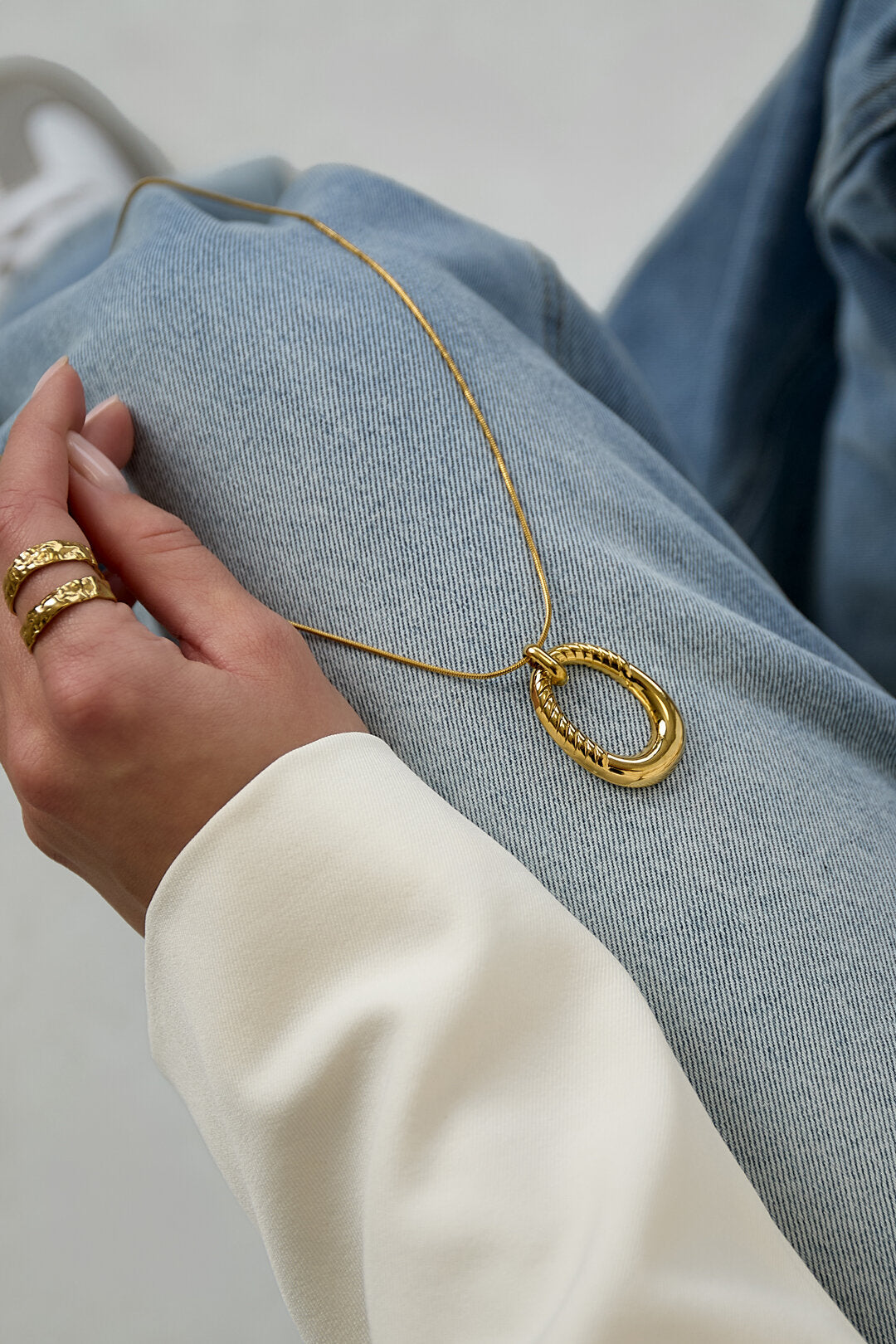 Elegant Gold Long Necklace for Everyday Elegance