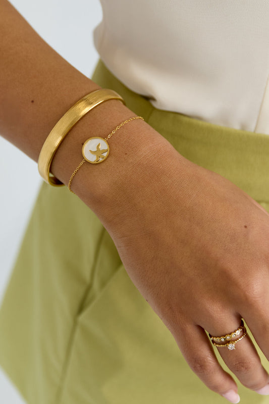 Stylish Starfish Charm Bracelet for Summer Vibes