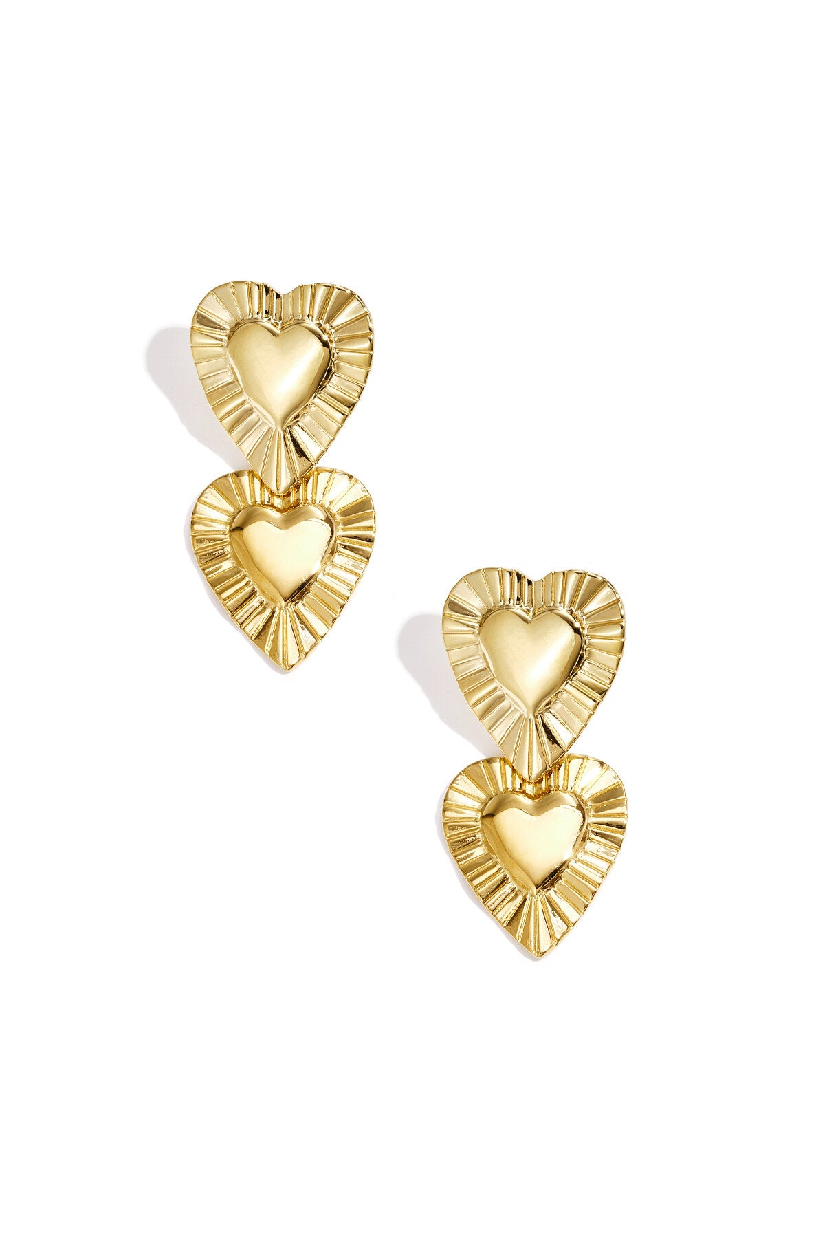 Elegant Heart-Shaped Drop Earrings for Everyday Glam