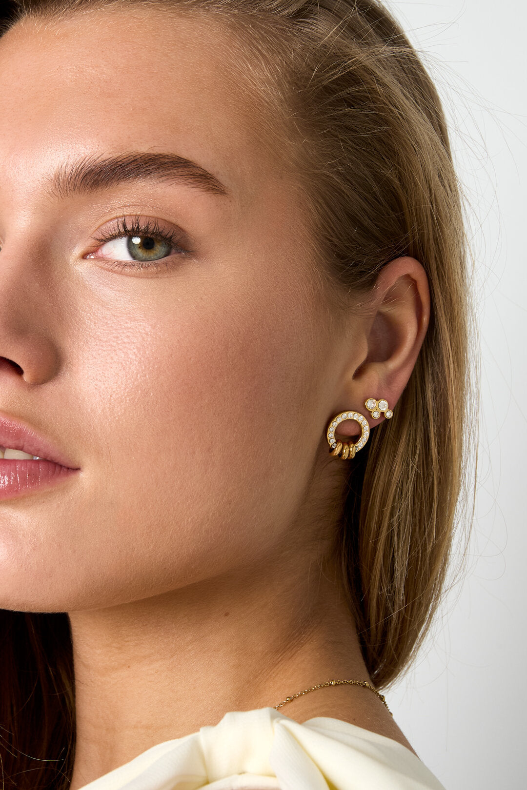 Elegant Mini Circle Stud Earrings for Daily Wear