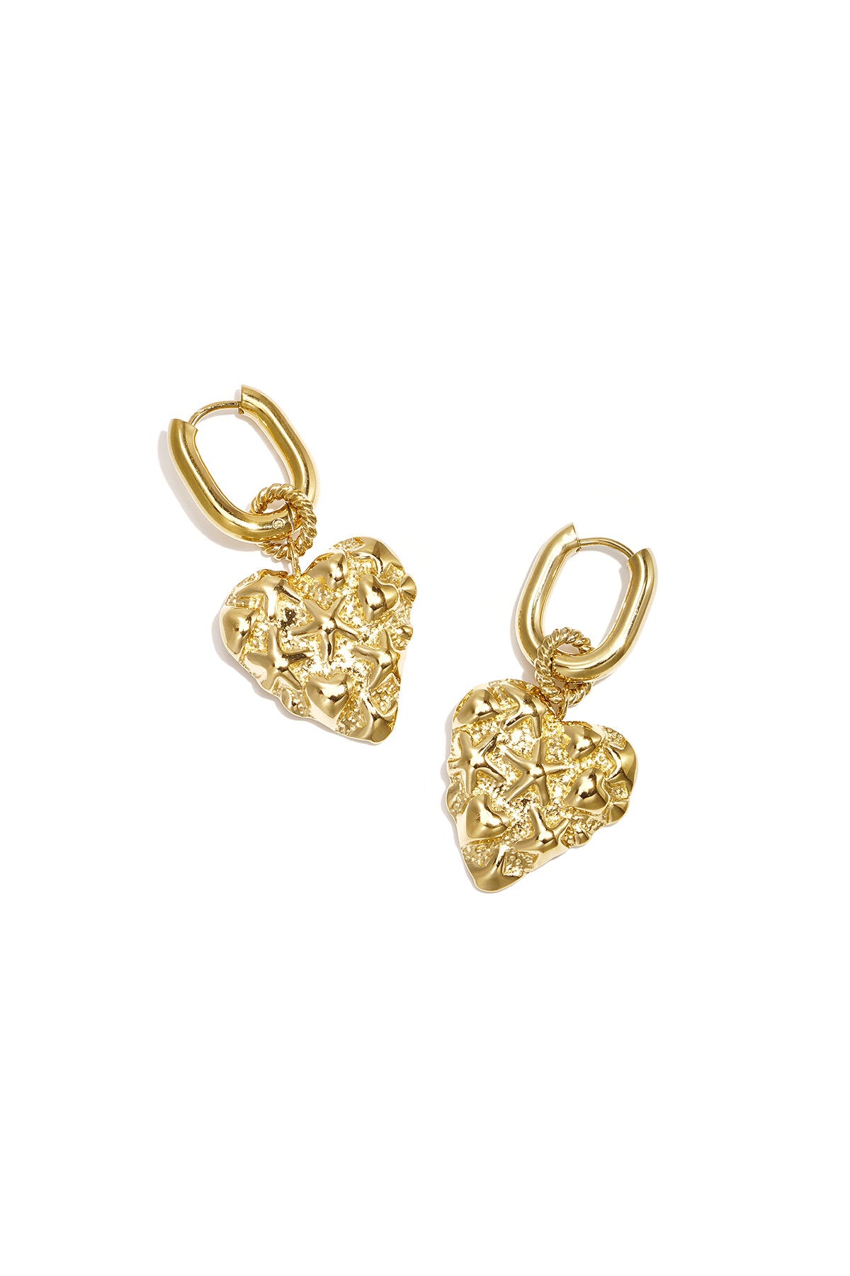 Elegant Heart-Shaped Drop Earrings for Women