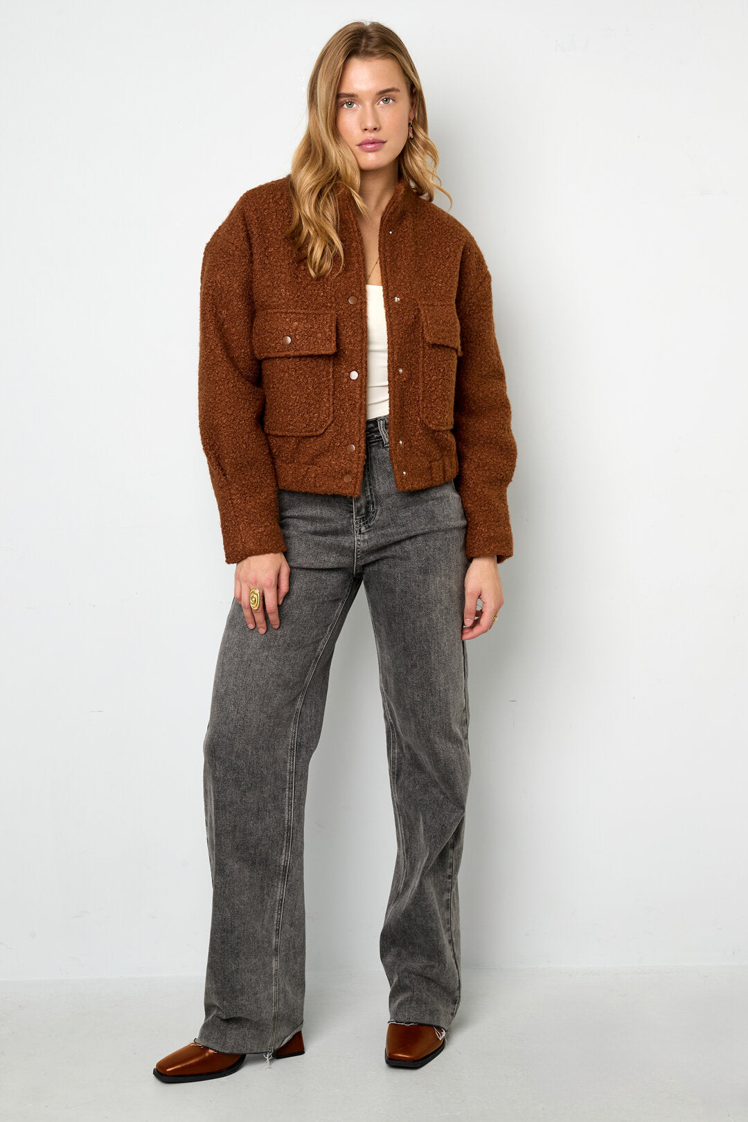 Stylish Fall/Winter Woven Jacket for Women