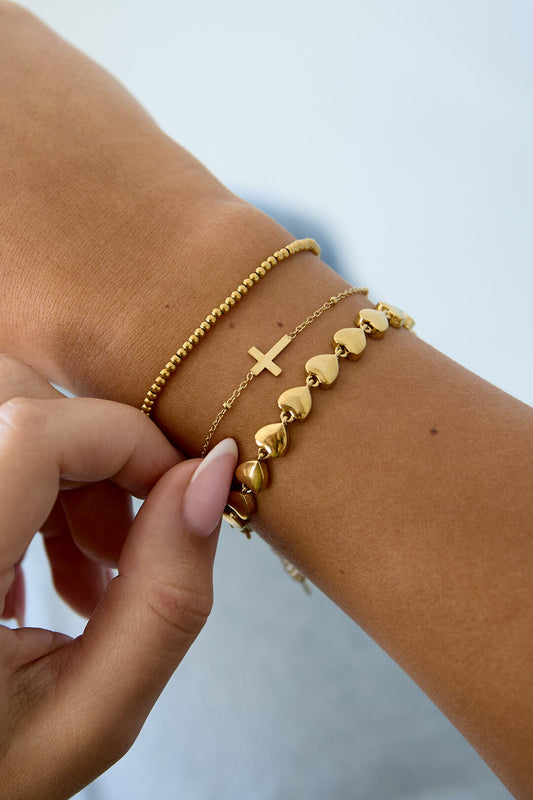 Stylish Stainless Steel Charm Bracelet for Daily Wear