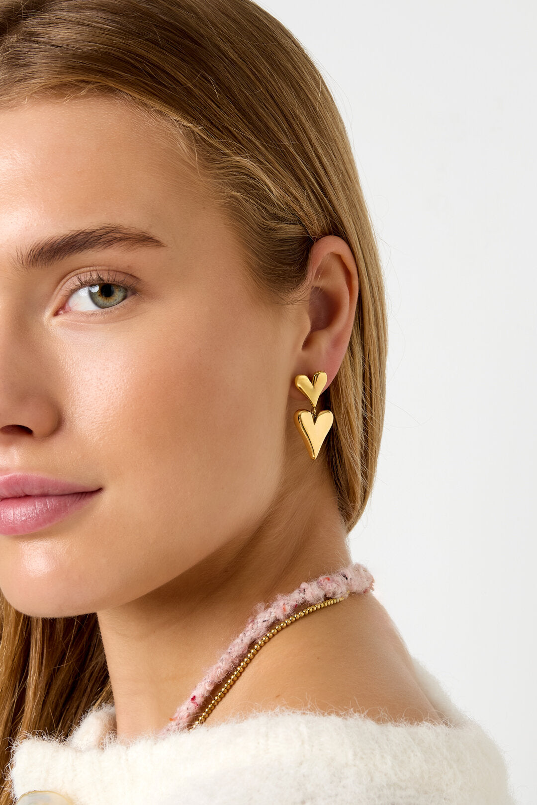 Stylish Heart Drop Earrings for Everyday Glam