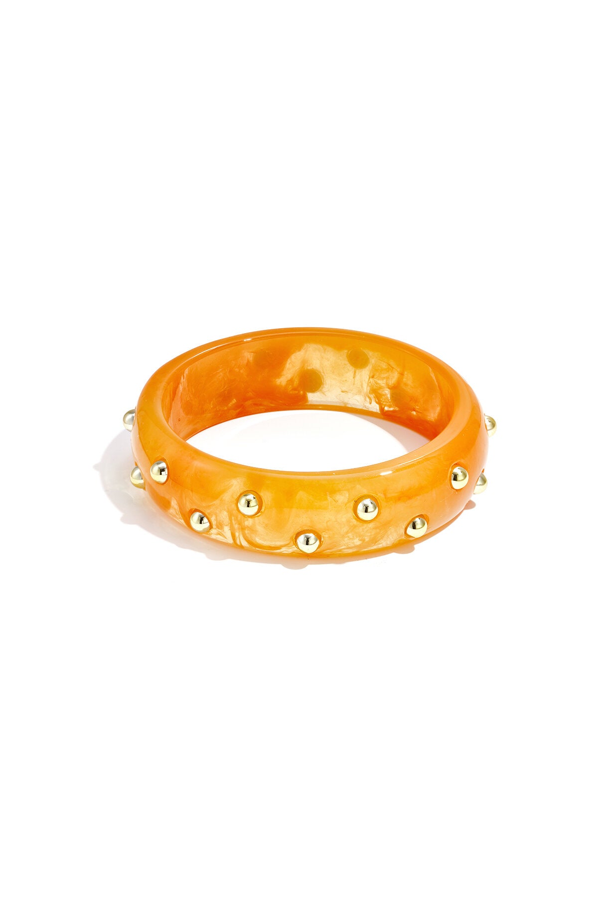 Chic Resin Bangle for Spring/Summer Elegance