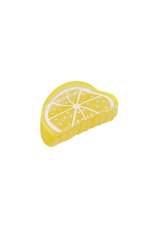 Chic Yellow Fruit Hair Claw for Spring/Summer