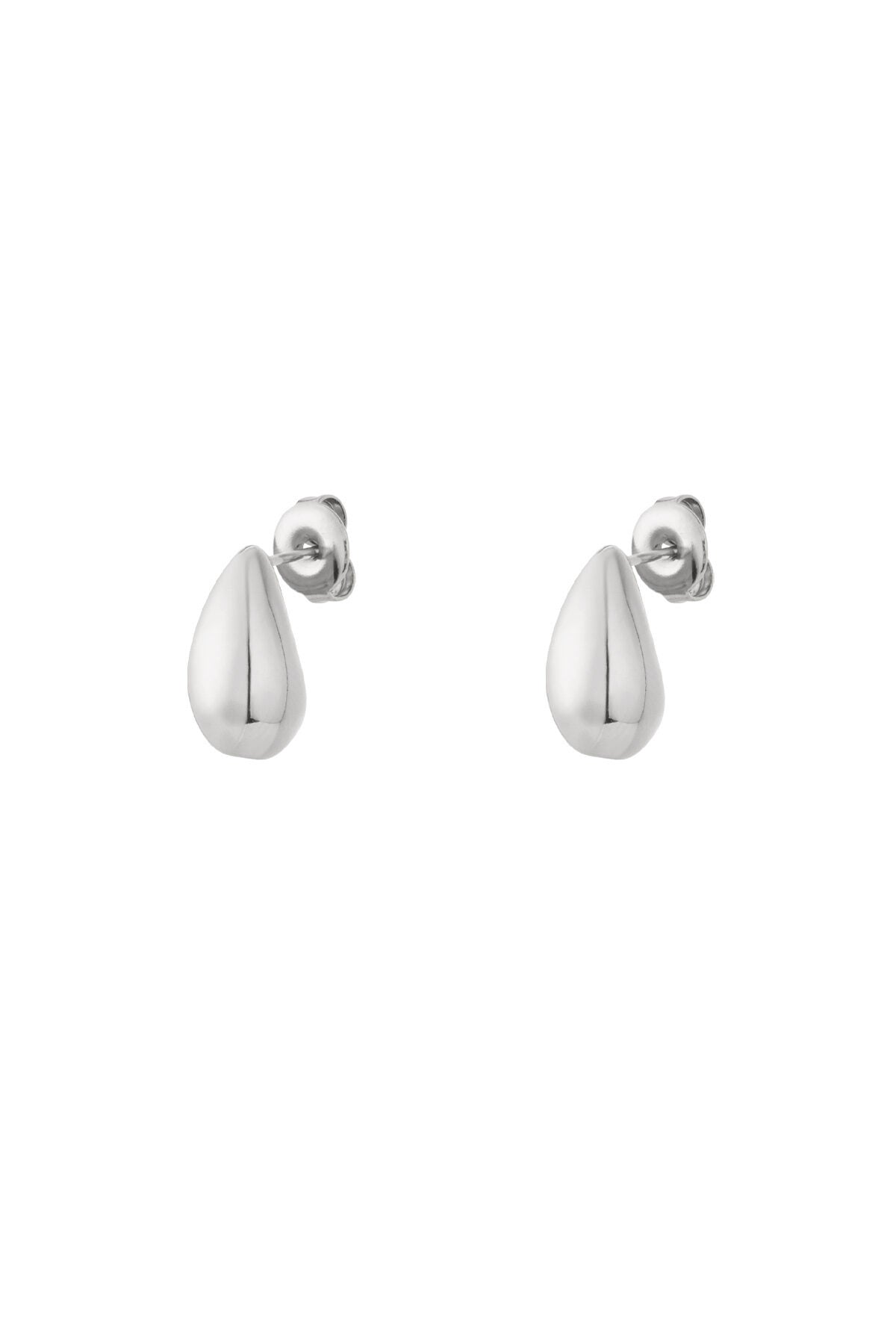 Elegant 14K Gold Plated Droplet Stud Earrings