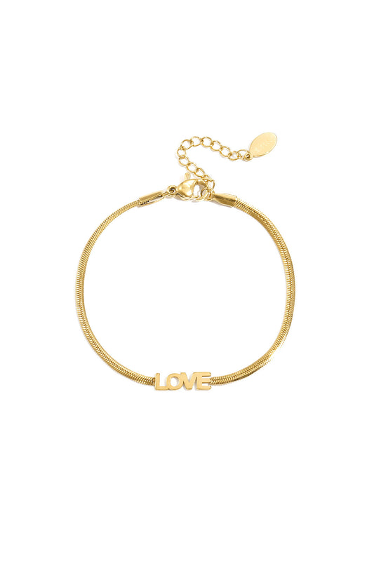 Stylish Letter Charm Bracelet for Everyday Elegance