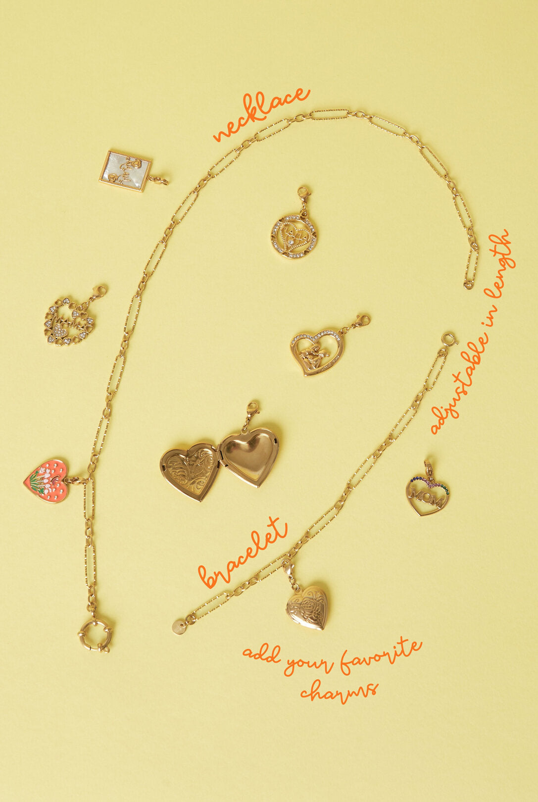 Elegant Gold Color Stainless Steel Chain Necklace for Everyday Wear