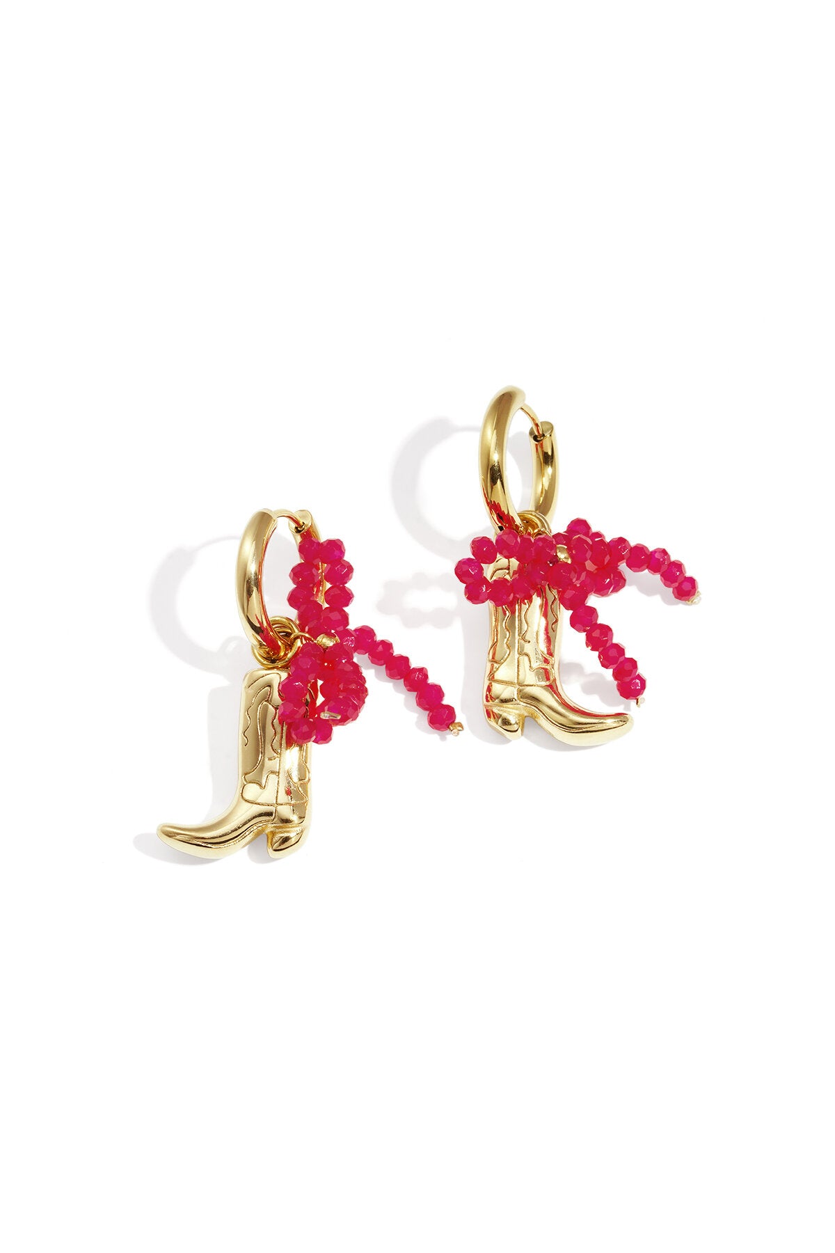 Elegant Bow Knot Drop Earrings for Women - Silver & Gold