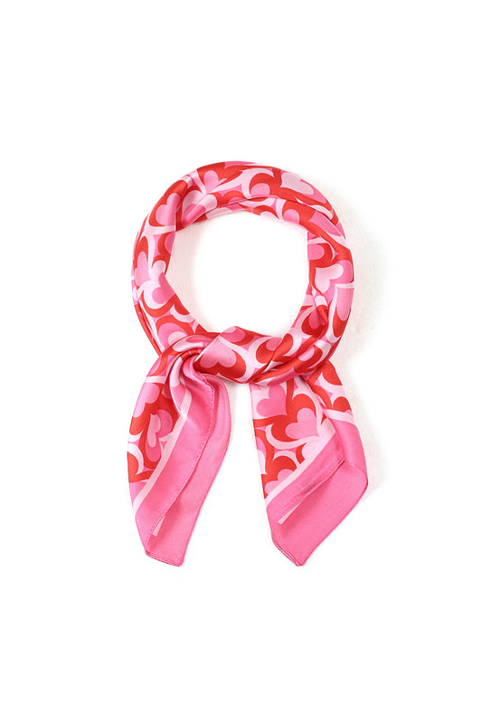 Elegant Rose Red Summer Scarf for Women