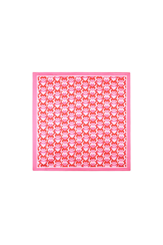 Elegant Rose Red Summer Scarf for Women