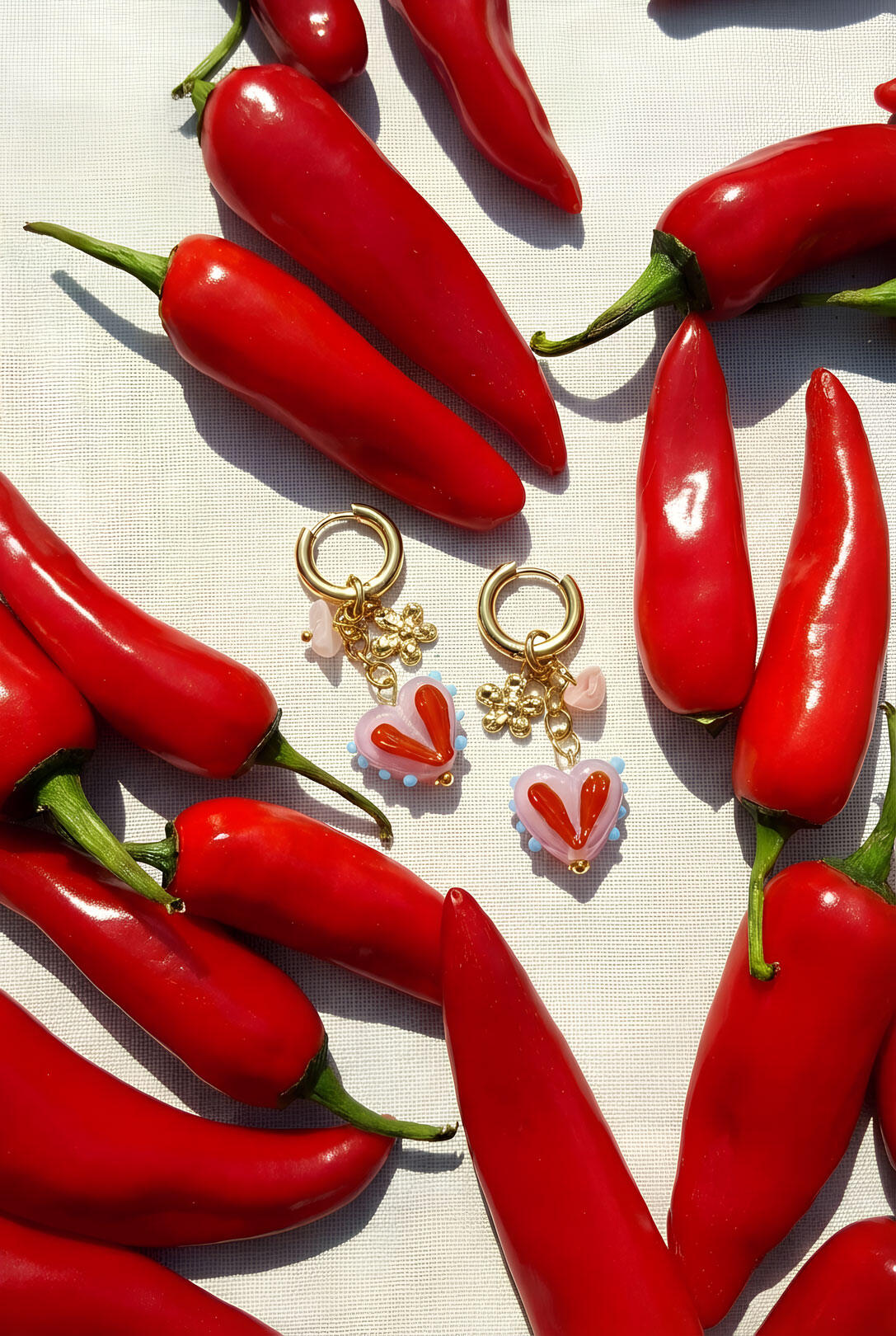 Charming Pink & Blue Bead Earrings for Spring/Summer