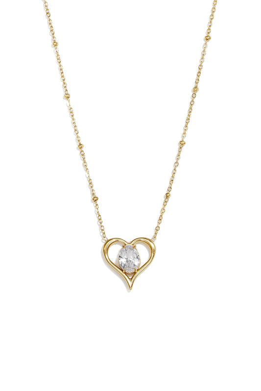 Stainless Steel Pendant Necklaces Heart Simple Daily Simple Series Women's Jewelry