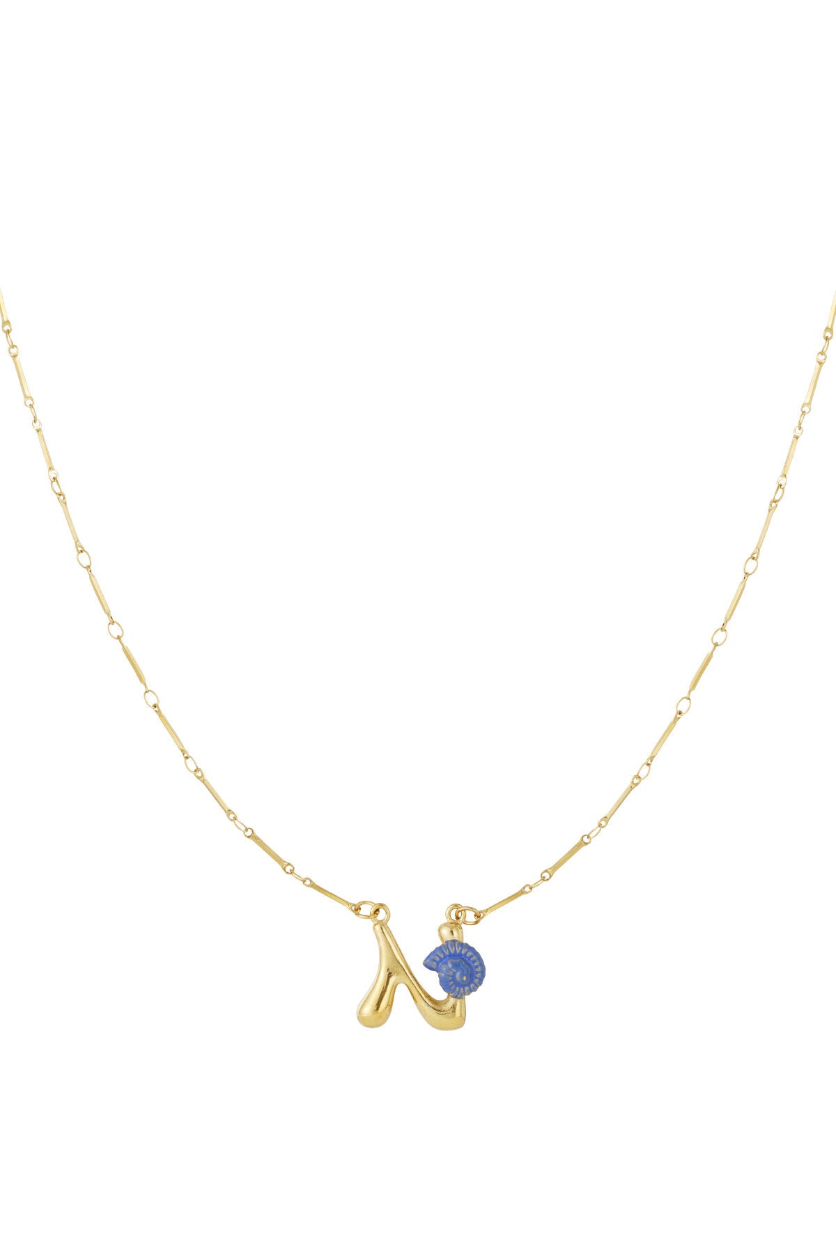 Elegant Letter Pendant Necklace for Spring/Summer