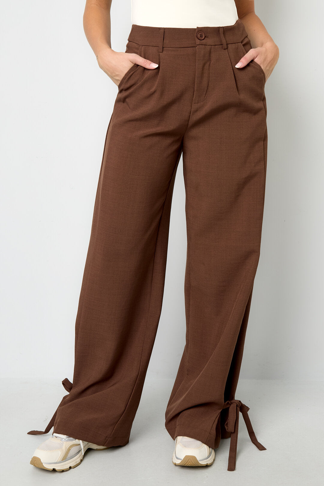 Gimme High Waist Straight Pants for Casual Comfort