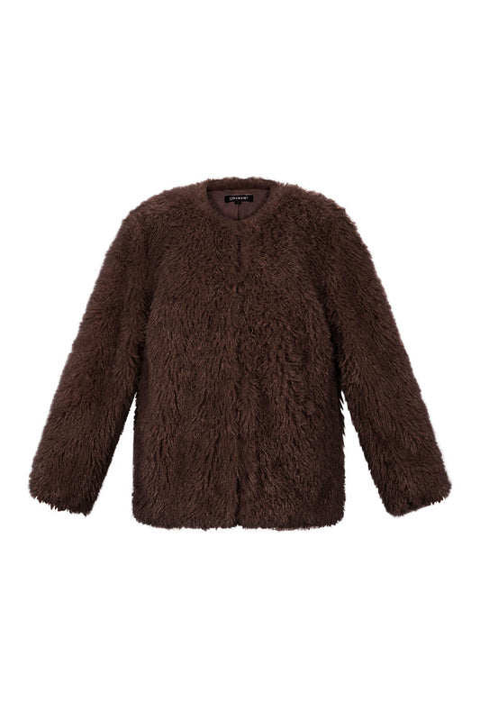 Elegant Woven Polyester Jacket for Fall/Winter