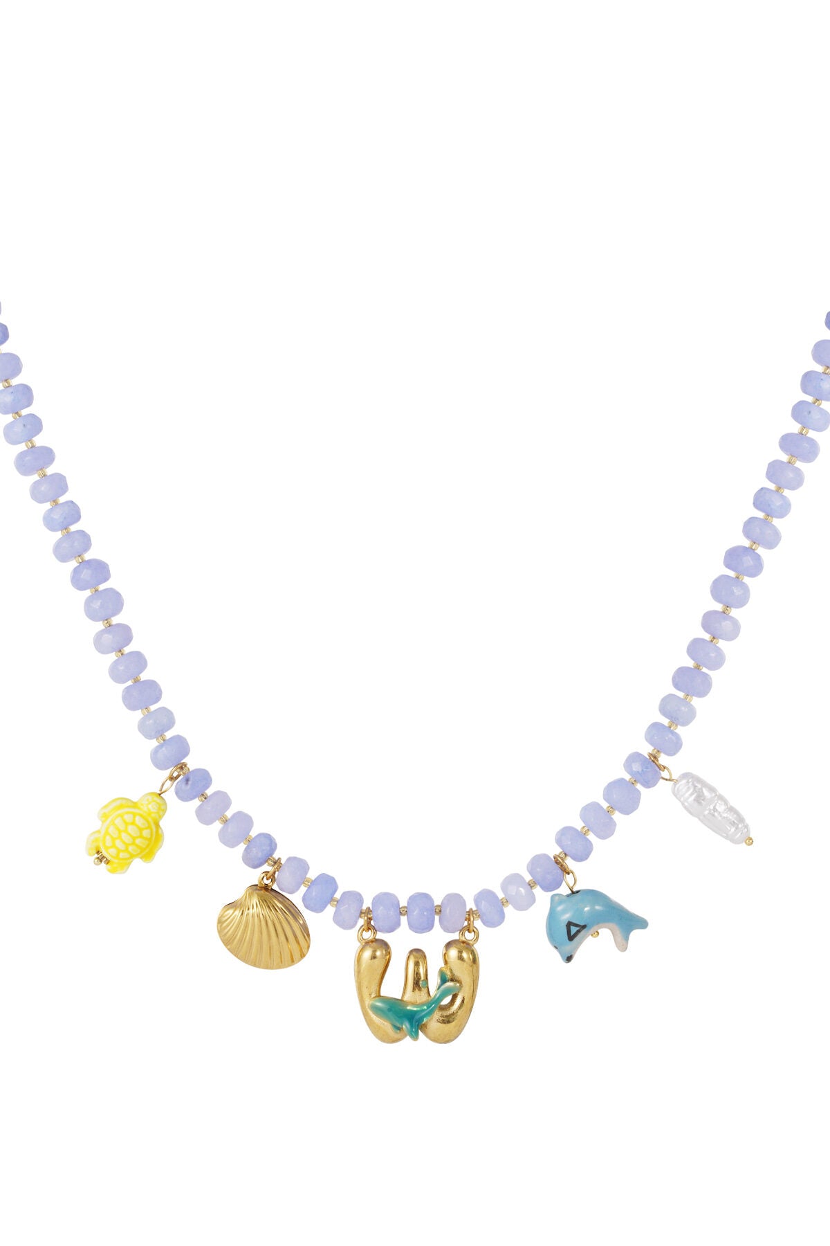 Chic Mixed Color Beaded Necklace for Everyday Style