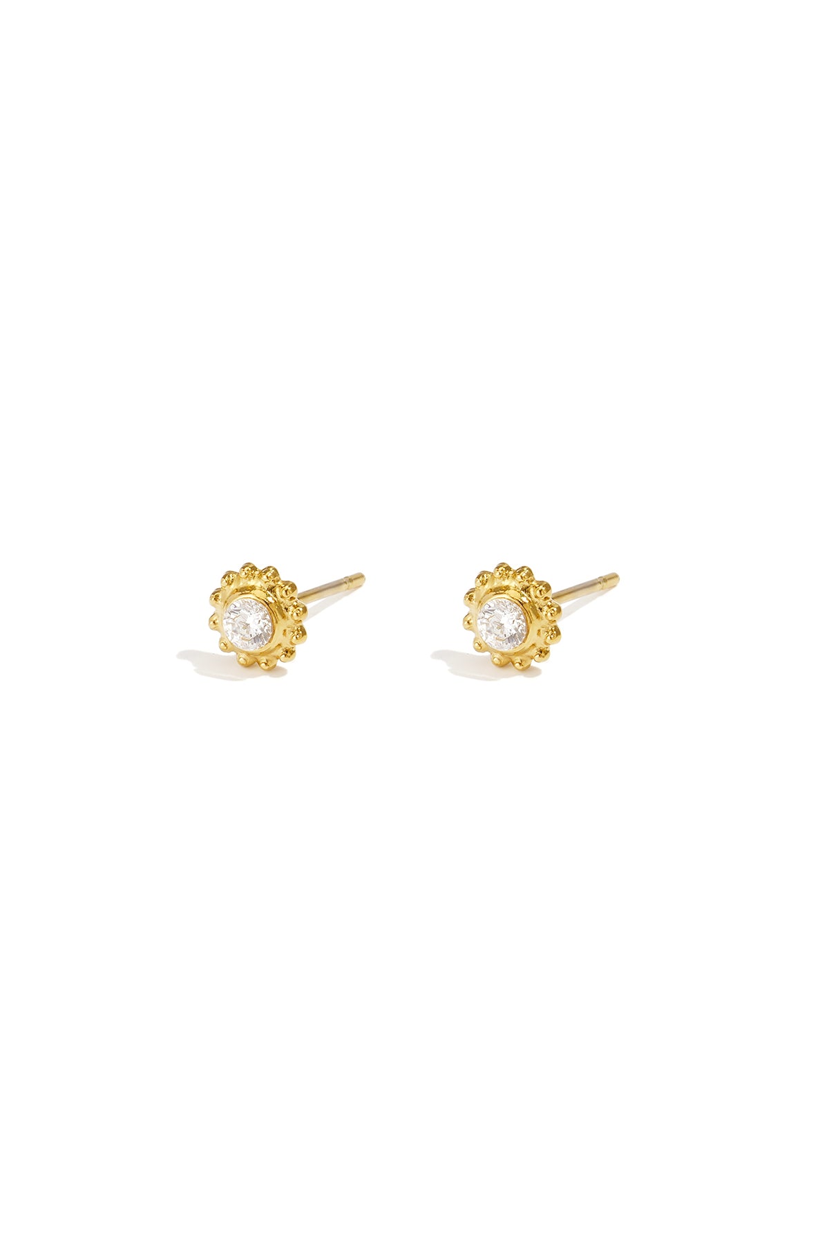 Stylish Mini Flower Rhinestone Stud Earrings