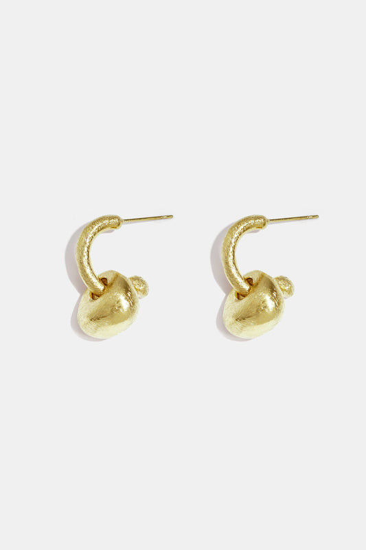 Lumé Gold Simple Drop Earrings for Everyday Elegance