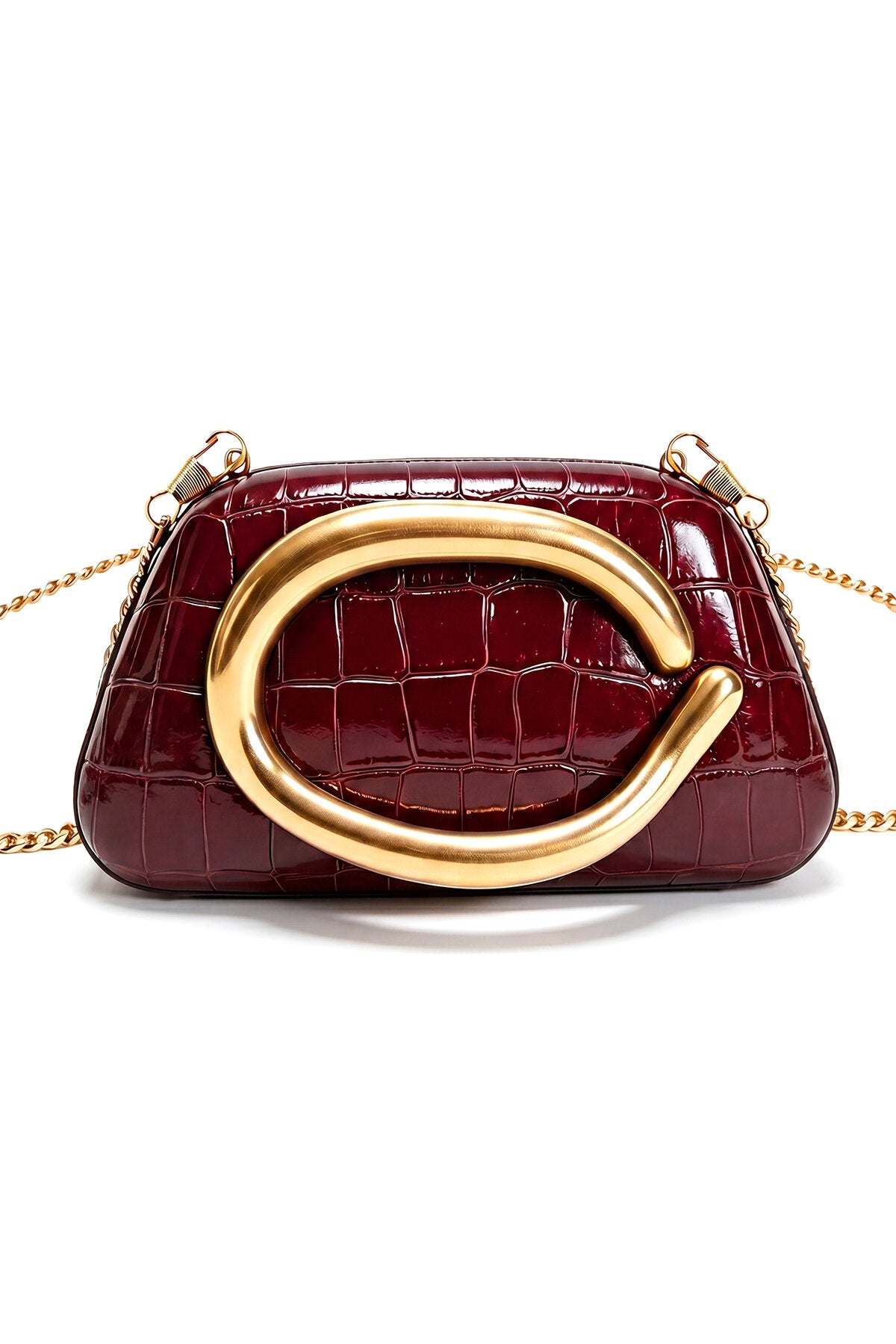 Stylish Red & Black Crossbody Bag for Women