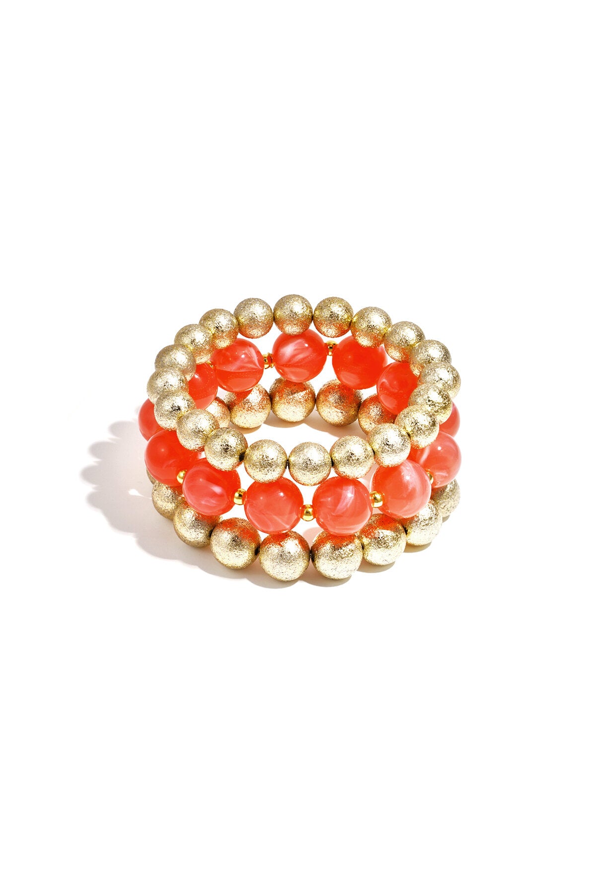 Chic All-Fit Acrylic Beaded Bracelets for Women