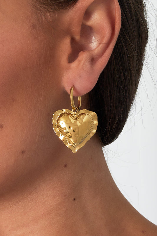 Stylish Heart-Shaped Drop Earrings for Everyday Glam