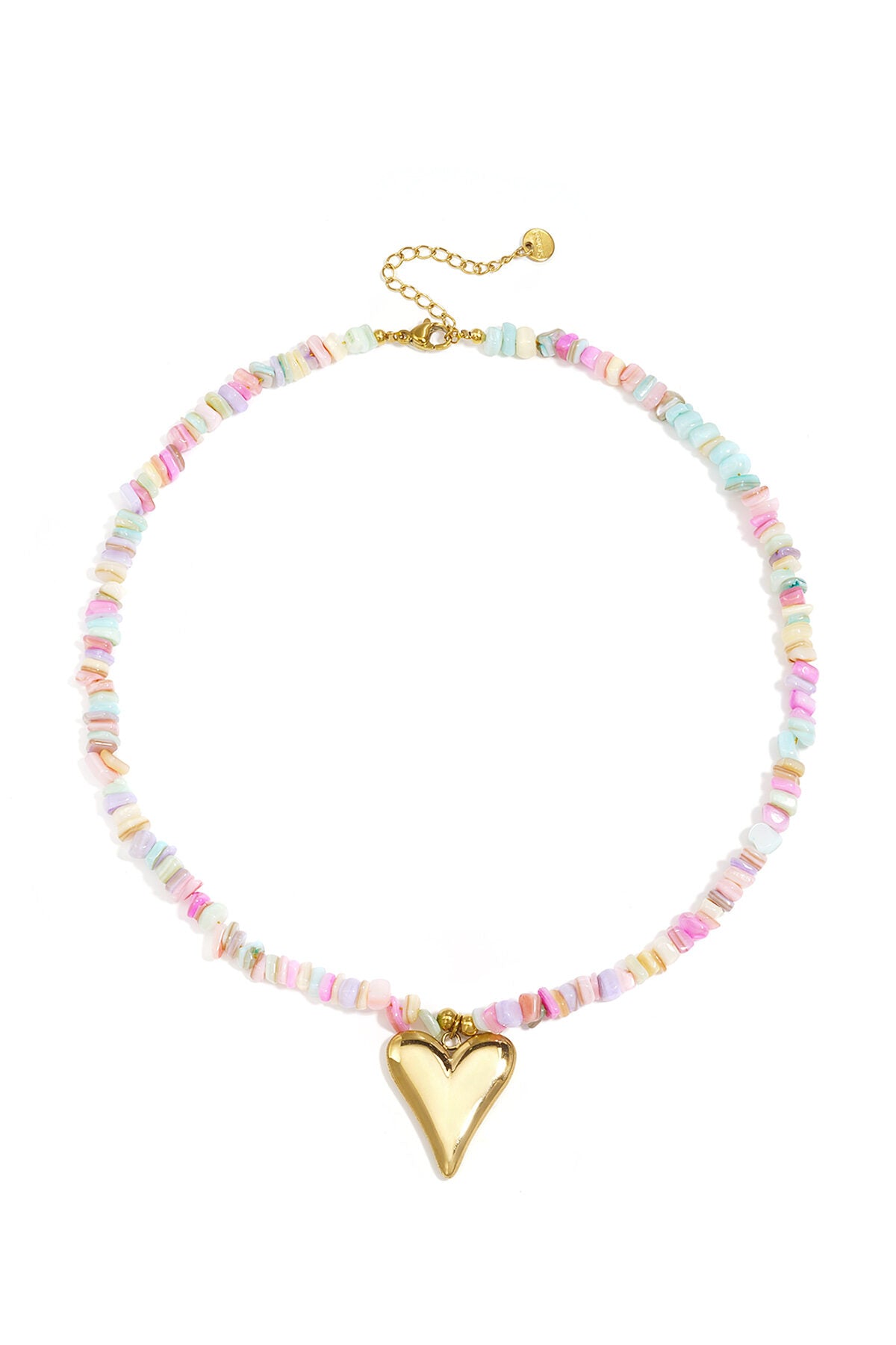 Elegant Off-White & Mixed Color Beaded Necklace for Women
