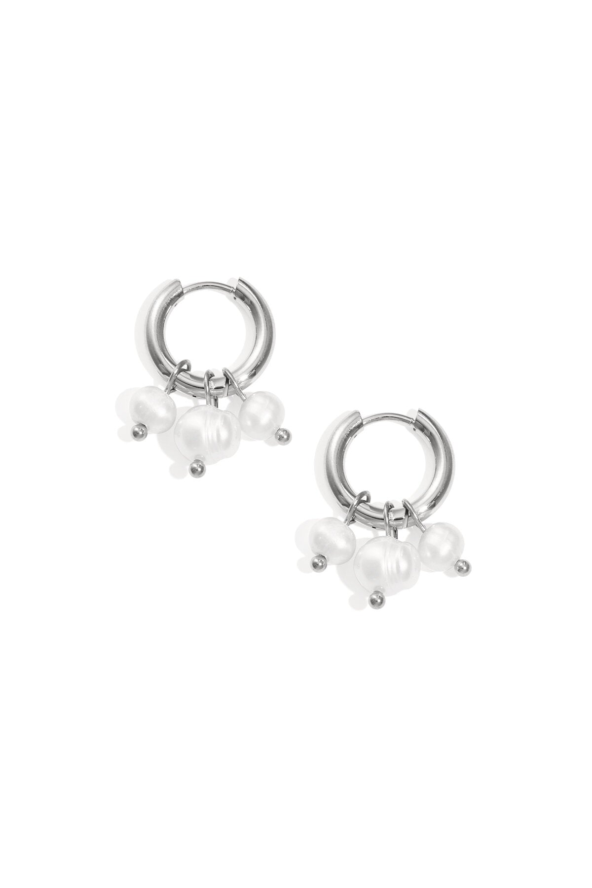 Stylish Silver & Gold Beads Earrings for Everyday Wear