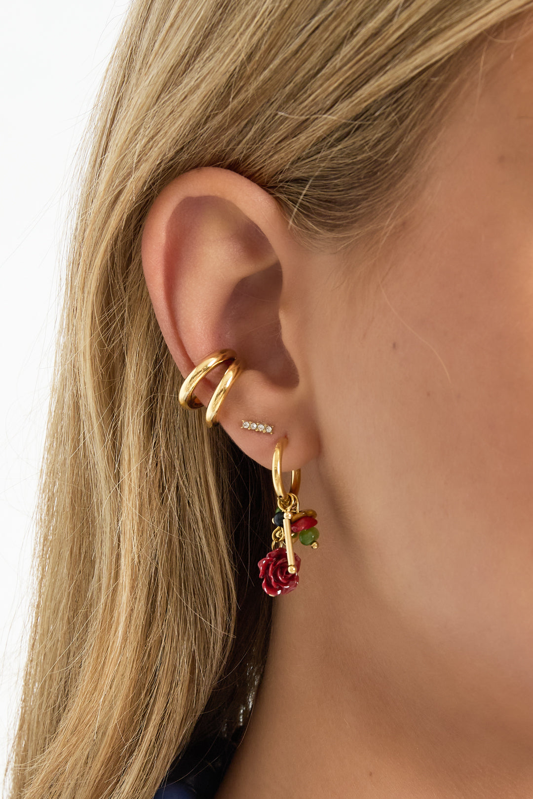 Elegant Gold Stainless Steel Ear Cuff for Women