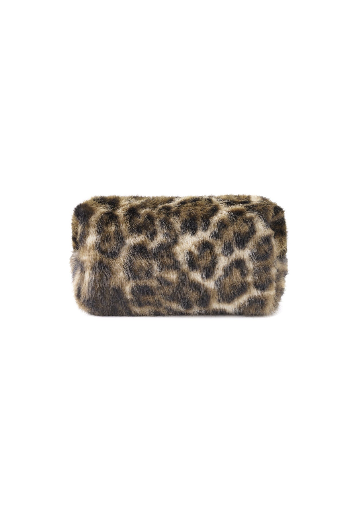 Stylish Khaki Leopard Print Makeup Bag for Women