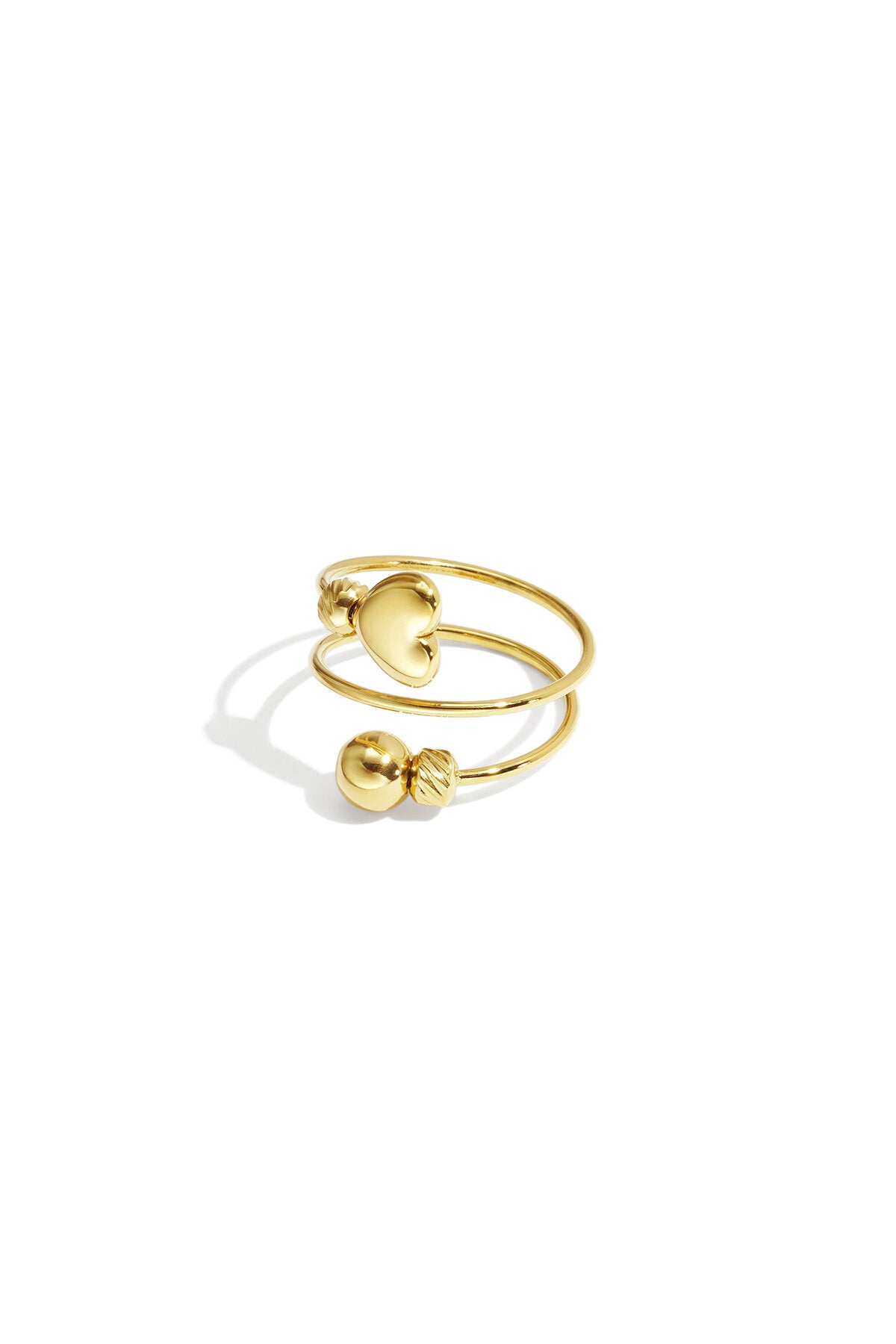 Elegant Adjustable Heart Ring for Everyday Style