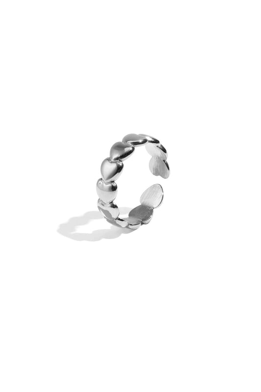 Elegant Adjustable Minimalist Heart Ring