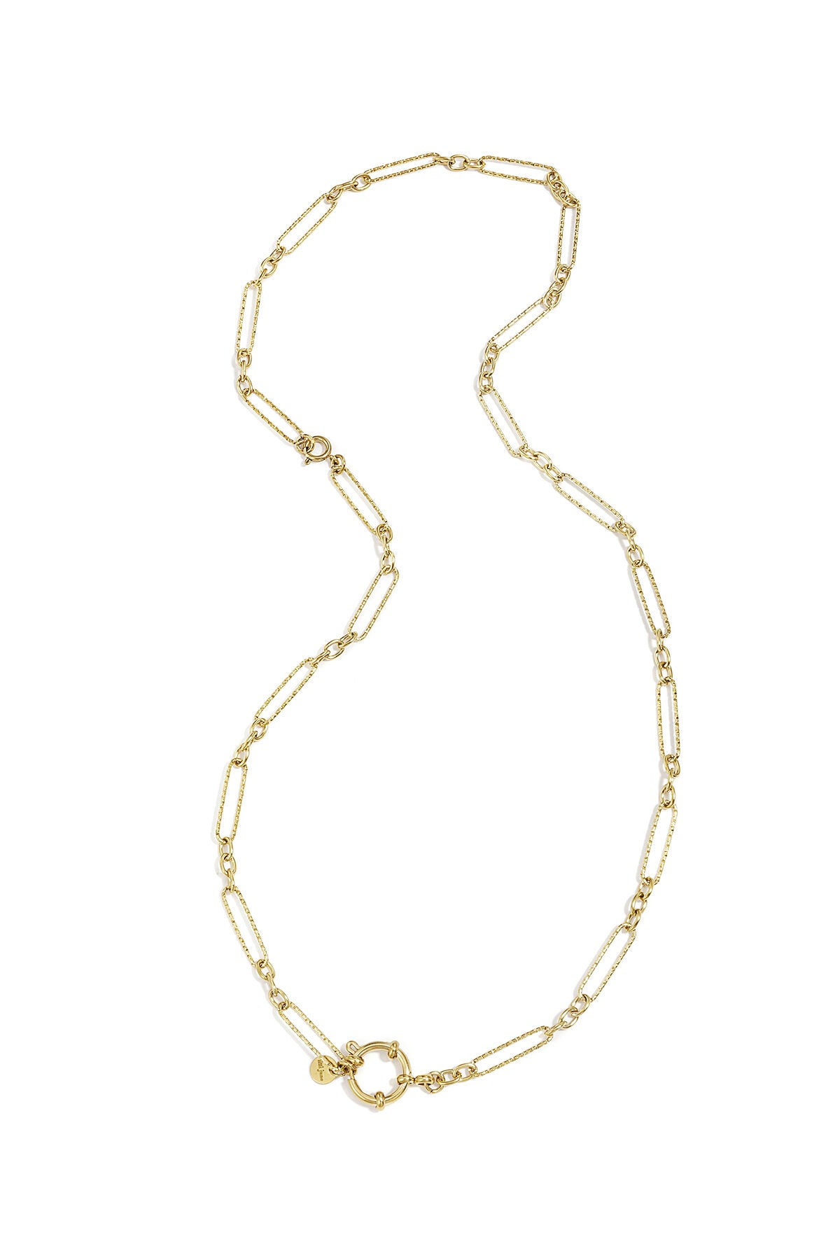 Elegant Gold Color Stainless Steel Chain Necklace for Everyday Wear