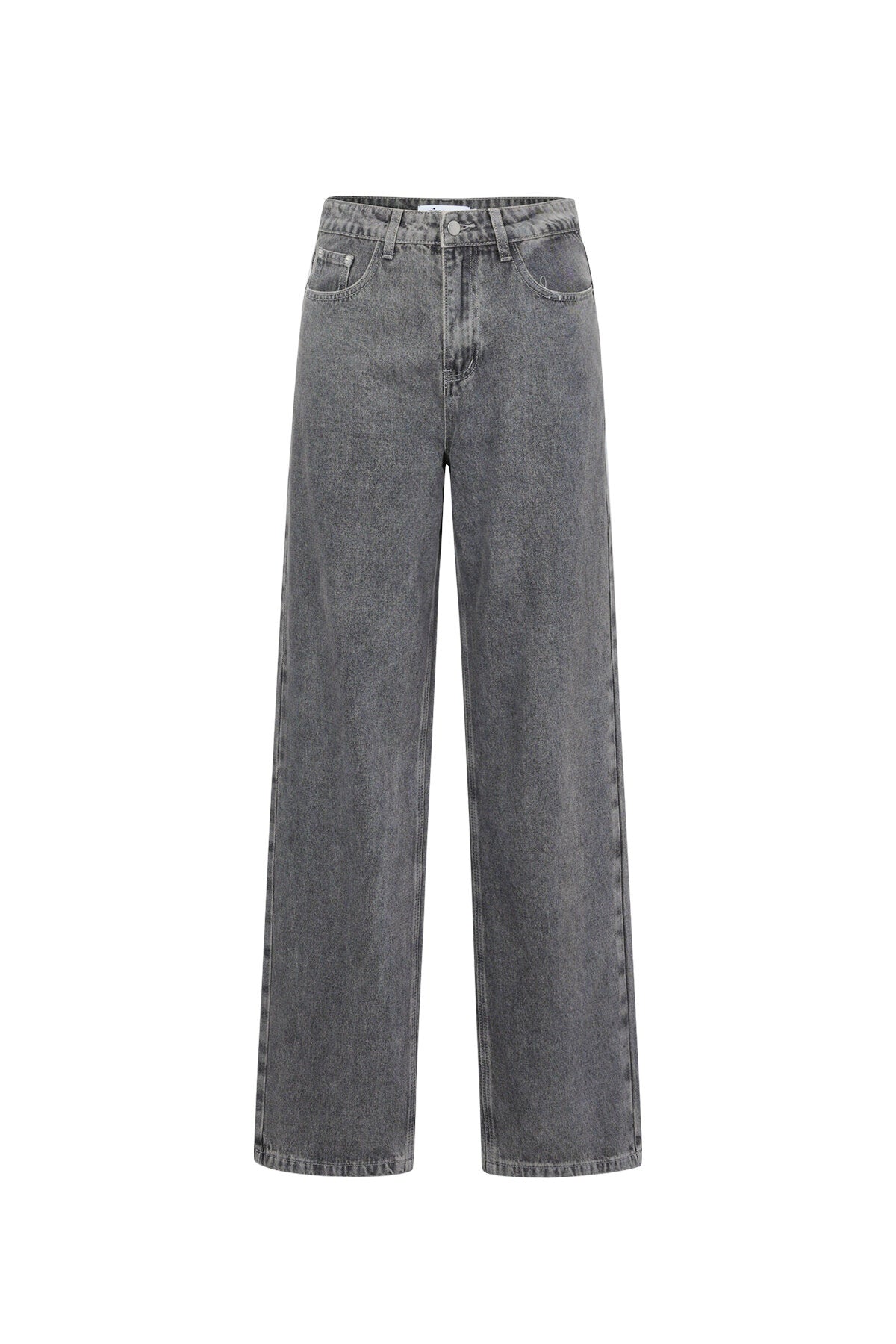 Gimme Casual Heart Straight Denim Pants