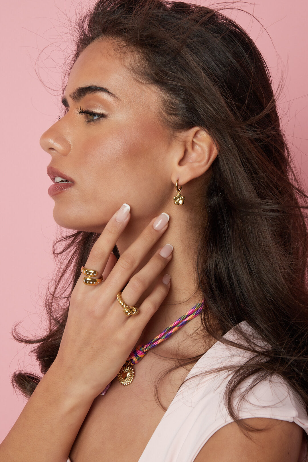 Elegant Flower Drop Earrings for Daily Wear
