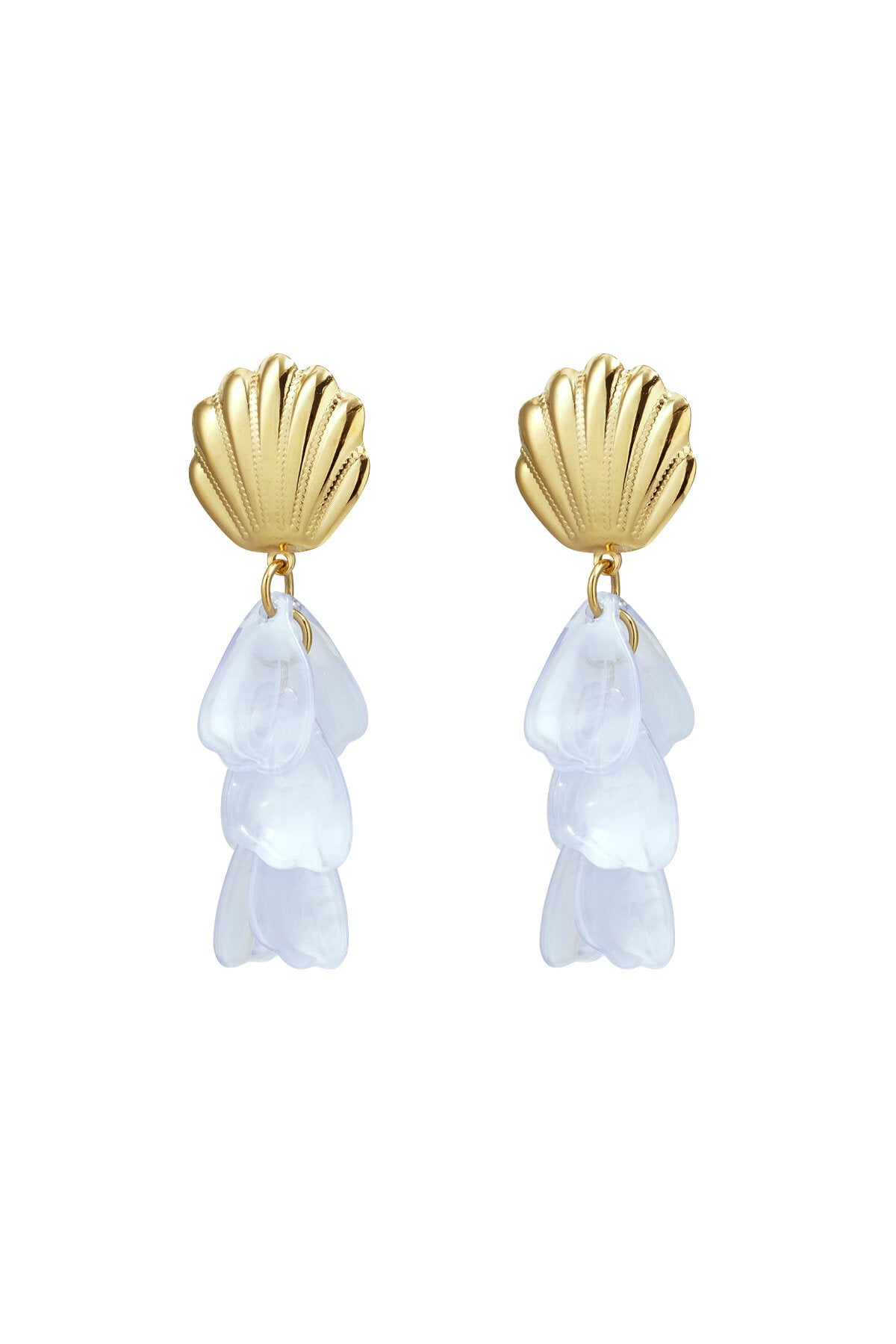 Elegant Shell Drop Earrings for Spring/Summer