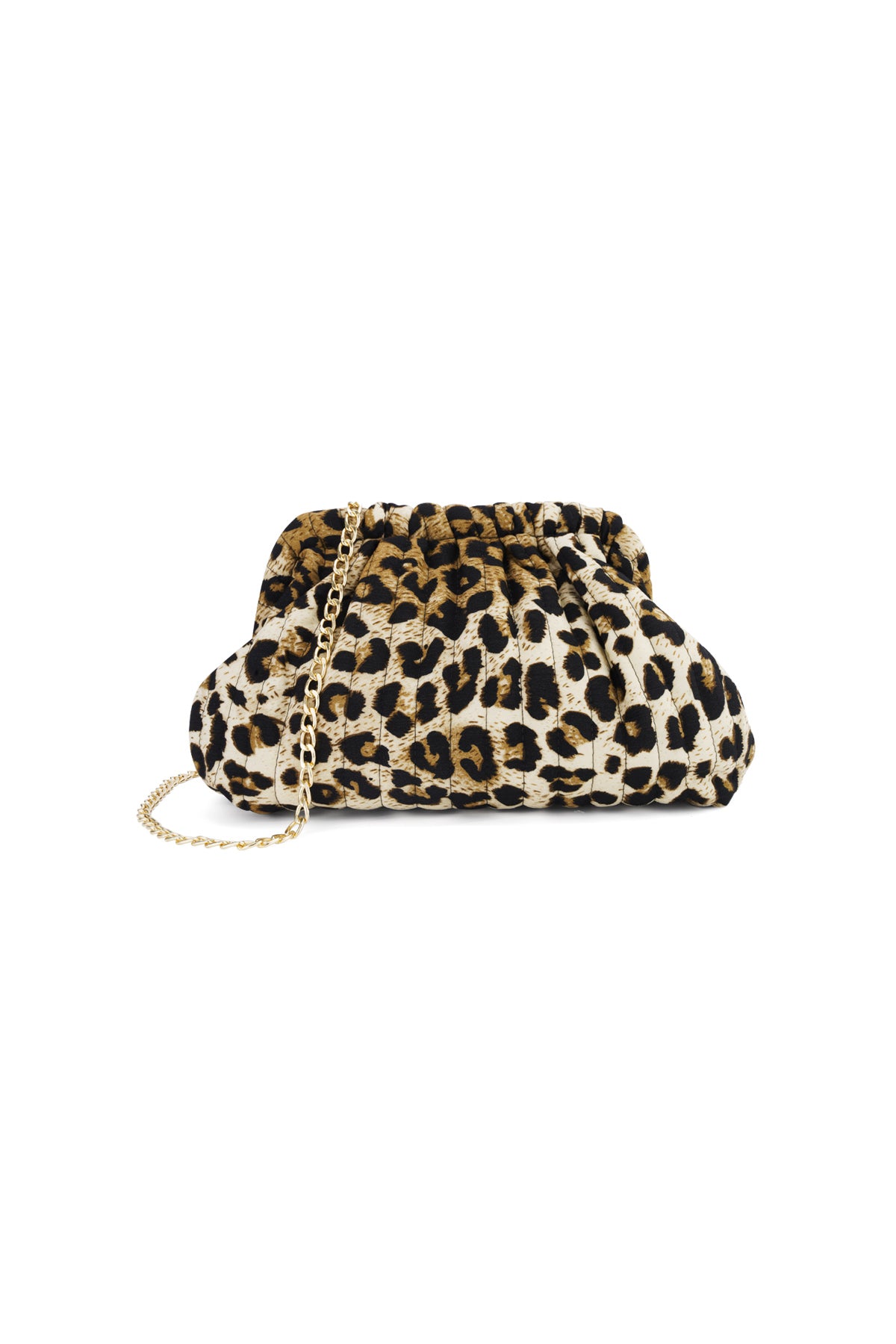 Chic Leopard Print Cotton Shoulder Bag for Women