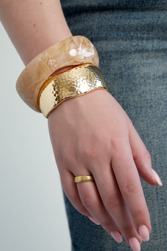Chic All-Fit Acrylic Bangles for Women