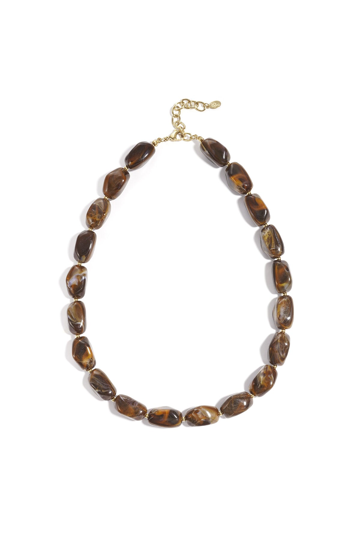 Ketting wit/gebroken wit acryl