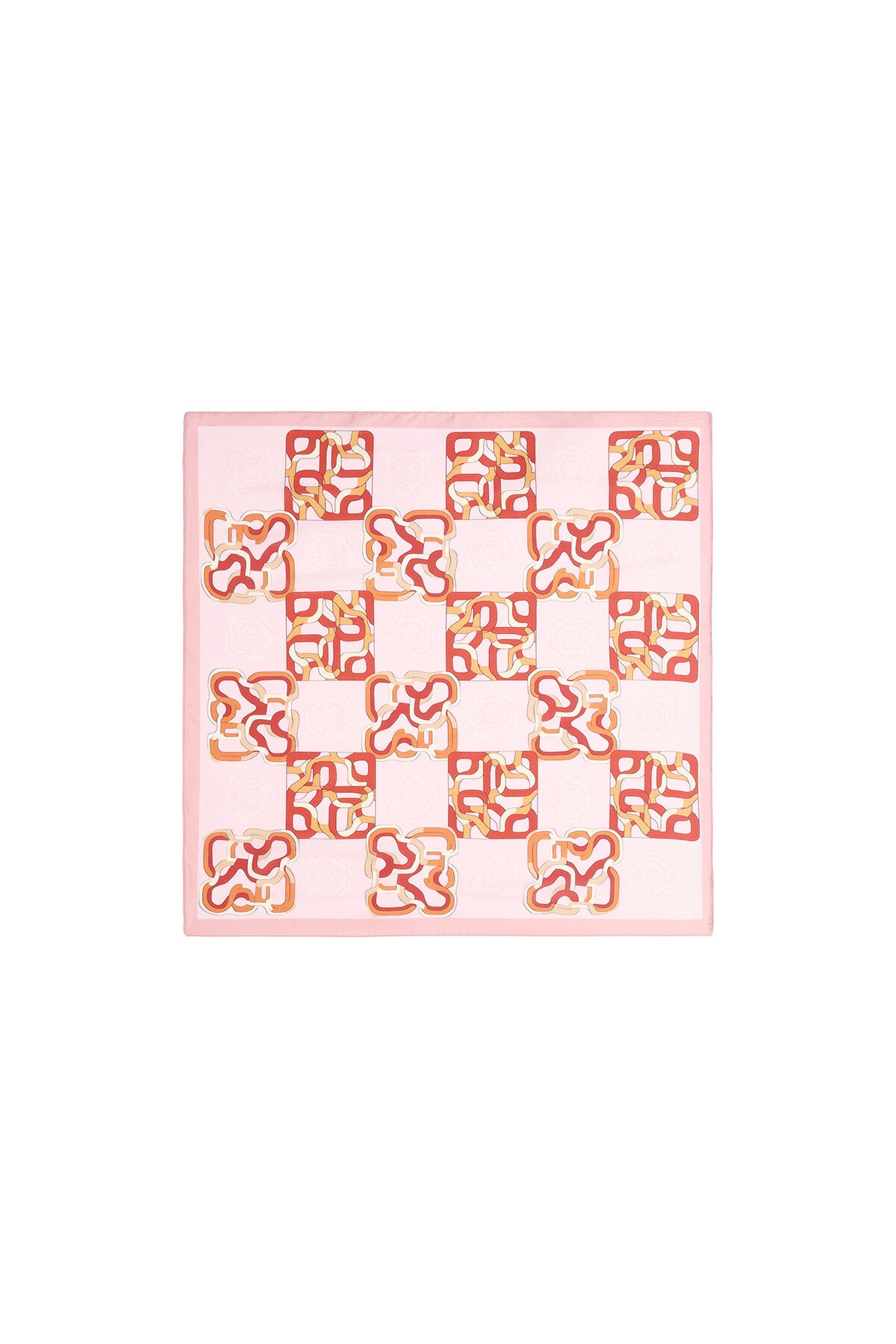 Elegant Apricot & Pink Summer Scarf for Women
