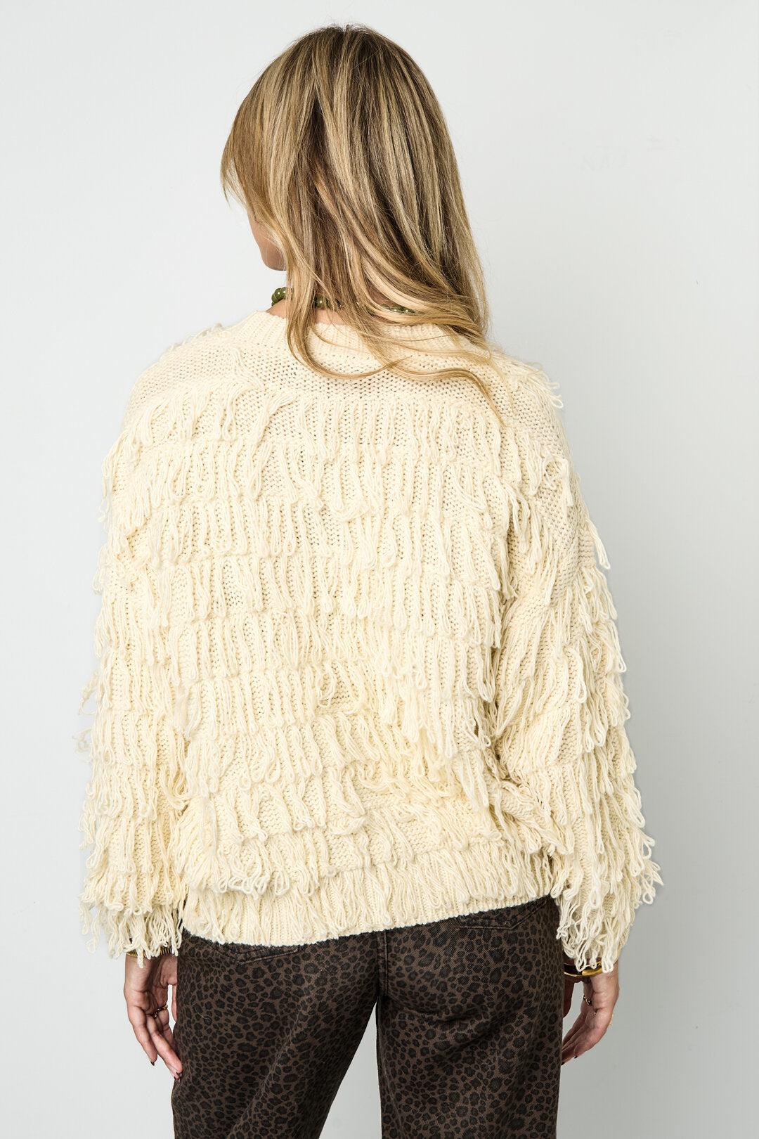 Soft Acrylic Knit Sweater for Cozy Fall/Winter
