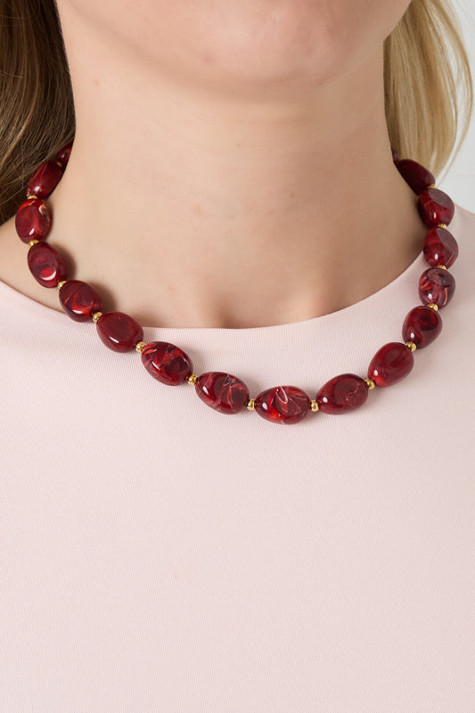 Elegant Acrylic Beaded Necklace for Women