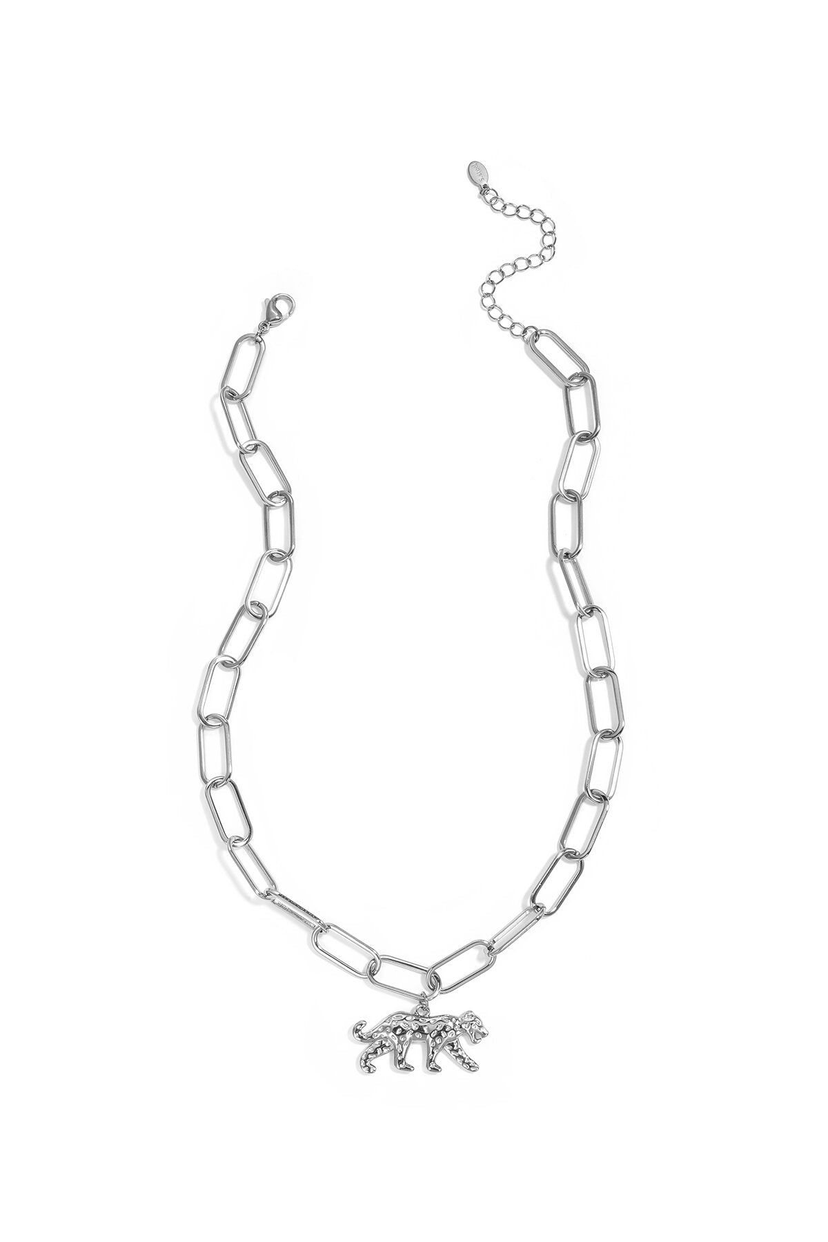 Elegant Animal Pendant Necklace in Silver and Gold