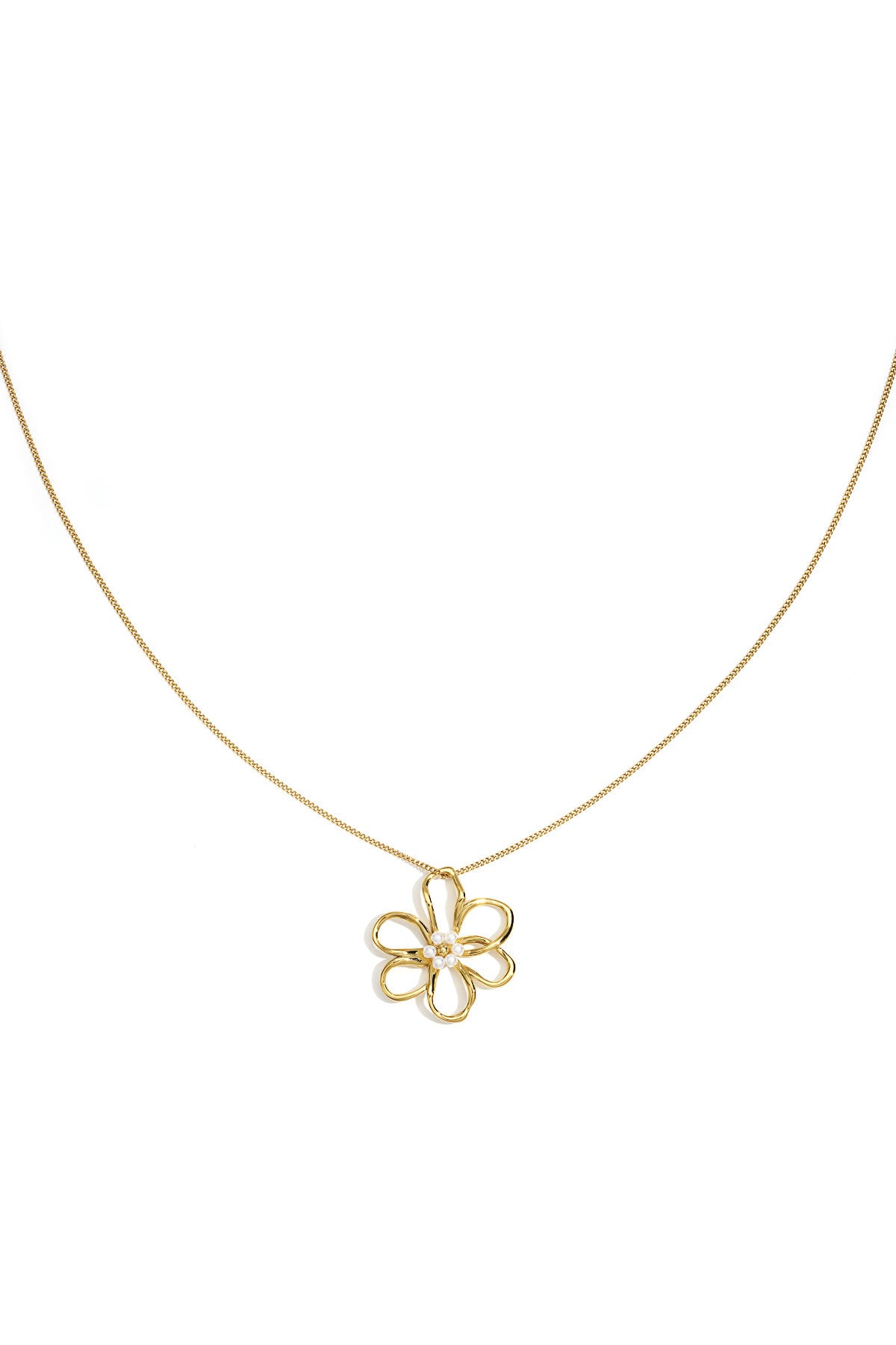 Elegant Gold-Plated Long Necklace for Women