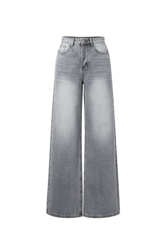 Gimme Wide Leg Cotton Denim Pants for Spring/Summer