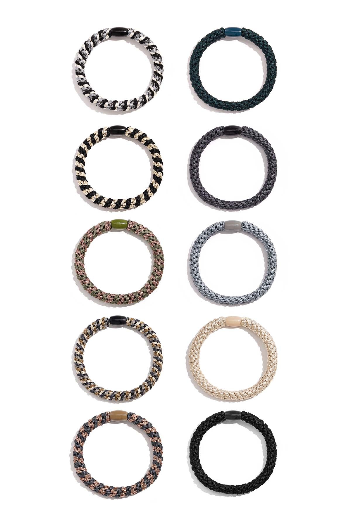 Stylish Multicolour Hair Ties for Everyday Comfort