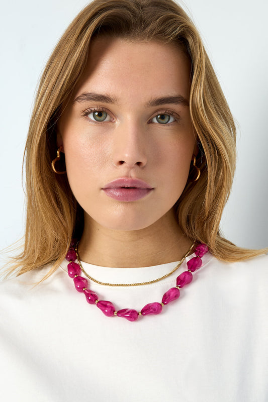 Chic Short Beaded Necklace for Women - Fall/Winter Must-Have