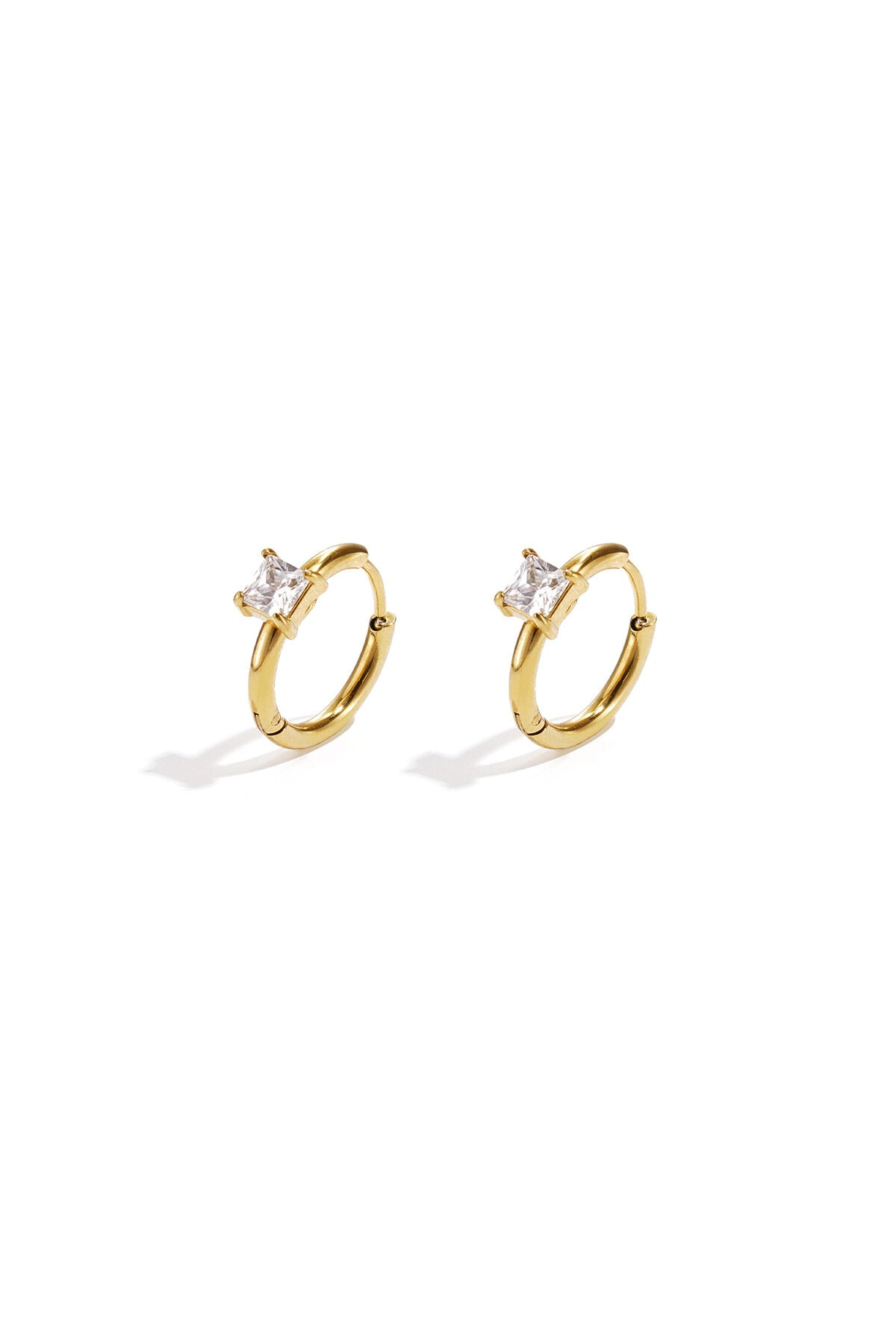 Stylish Rhinestone Hoop Earrings for Women